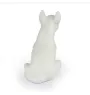 Bull Terrier, Bully II - dog statue, sitting dog for desk, decoration for the living room of a dog lover by Art-Dog