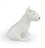 Bull Terrier, Bullterrier II - Hundestatue, sitzender Hund für den Schreibtisch, Dekoration für das Wohnzimmer eines Hundeliebhabers von Art-Dog