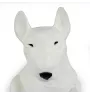 Bull Terrier II - statue de chien, chien assis pour bureau, décoration pour le salon d'un amoureux des chiens par Art-Dog