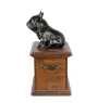 Französische Bulldogge - Hund Ascheurne, Holzurne mit Hundesilhouette, klassische Hund Ascheurne von der Marke Art-Dog