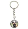 Bouledogue français - porte-clés avec votre photo, accessoire pour clés, breloque pour sac de la marque Art-Dog