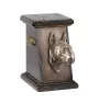 Bull Terrier - urne pour les cendres d'un chien, une urne élégante avec une statuette, une urne commémorative avec un buste de chien de la marque Art-Dog