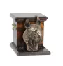 Bull Terrier, Bully IV - urn for dog ashes with a statuette, elegant urn for a dog, unique urn with a bust of a dog by Art-Dog brand