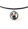 French Bulldog, Frenchie - necklace pendant with your photo, handmade, handcrafted jewelry by Art-Dog brand