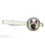 Bouledogue français - pince à cravate dans une boîte, cravate élégante, bijoux personnalisés de la marque Art-Dog
