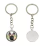 French Bulldog, Frenchie - keychain in a box, own photo, keychain pendant from Art-Dog brand