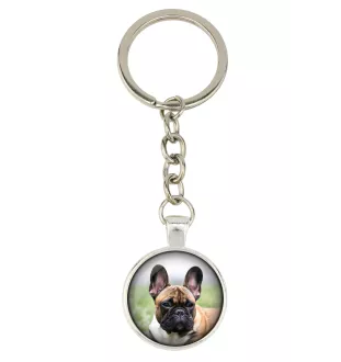 French Bulldog, Frenchie - keychain in a box, own photo, keychain pendant from Art-Dog brand
