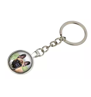French Bulldog, Frenchie - keychain in a box, own photo, keychain pendant from Art-Dog brand