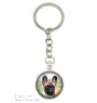 French Bulldog, Frenchie - keychain in a box, own photo, keychain pendant from Art-Dog brand