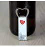French Bulldog, Frenchie - bottle opener with a dog, personalized fridge opener, unique gift for a man by Art-Dog brand