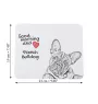 Bouledogue français - tapis de souris personnalisé avec impression, tapis de souris personnalisé avec chien, accessoire unique pour employé de bureau de la marque Art-Dog