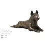 Bull Terrier, Bully III - urn for dog ashes, urn with a statuette, personalized urn for dog ashes by Art-Dog brand