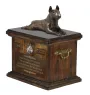 Bull Terrier, Bully IV - urn for dog ashes, urn with a statuette, personalized urn for dog ashes by Art-Dog brand