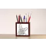 Bouledogue français - porte-stylo avec chien, organiseur de bureau avec impression, décoration de bureau personnalisée de la marque Art-Dog
