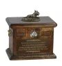 Bull Terrier VI - urne pour les cendres de chien, urne avec une statuette, urne personnalisée pour les cendres de chien de la marque Art-Dog