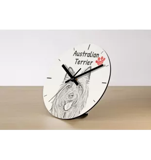 French Bulldog, Frenchie - wall clock with a dog, shelf clock with a print, personalized home decoration from the Art-Dog brand