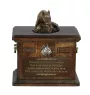 Bull Terrier VIII - urne pour les cendres de chien, urne avec une statuette, urne personnalisée pour les cendres de chien de la marque Art-Dog