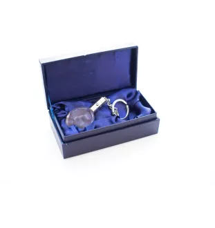 French Bulldog, Frenchie - pendant with a photo of a dog, crystal key ring in a gift box, a unique gift by Art-Dog