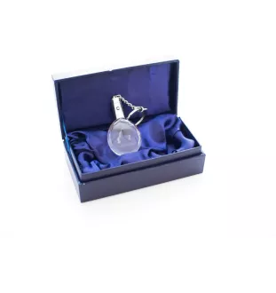 French Bulldog, Frenchie - pendant with a photo of a dog, crystal key ring in a gift box, a unique gift by Art-Dog