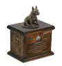 Bull Terrier IX - urne pour les cendres de chien, urne avec une statuette, urne personnalisée pour les cendres de chien de la marque Art-Dog