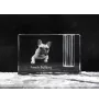 Buldog francuski penholder kryształowy z psem Art-Dog