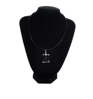 Bouledogue français - Pendentif chien en cristal, collier photo, bijoux uniques par Art-Dog