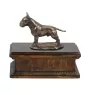 Bull Terrier, Bully IV - urn for dog ashes, classic urn with a statuette, elegant urn with a dog by Art-Dog brand