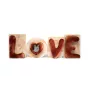 French Bulldog, Frenchie I - wooden LOVE sign, interior decoration with a dog, charming ornament for the shelf by Art-Dog brand