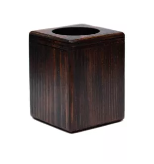 French Bulldog, Frenchie I - wooden candle holder with a dog, a unique souvenir after losing a dog, a handicraft from the Art-Dog brand