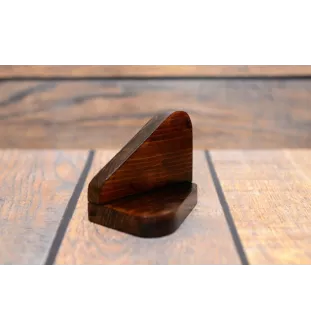 French Bulldog, Frenchie I - wooden candle holder with a dog, tealight holder, a memorial place for a dog by Art-Dog brand