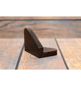 Bouledogue français I - bougeoir en bois avec un chien, support pour bougie chauffe-plat, lieu de mémoire pour chien de la marque Art-Dog