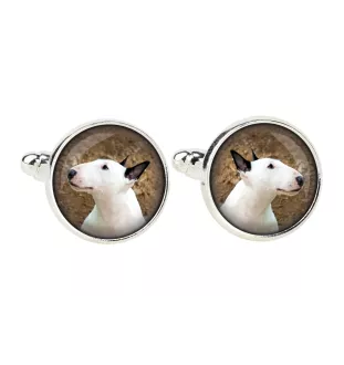 Bull Terrier, Bully - cufflinks, a shirt accessory, a shirt pendant from the Art-Dog brand
