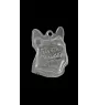 Französische Bulldogge II - Halskette mit Hund, Hundeanhänger an einer silbernen Kette, einzigartiger Schmuck der Marke Art-Dog