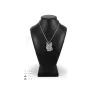French Bulldog, Frenchie II - necklace with a dog, dog pendant on a silver chain, unique jewelry from the Art-Dog brand