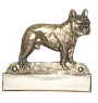 Französische Bulldogge - Haustürschild mit Hund, Messingschild mit Namen, personalisiertes Türschild mit Markennamen Art-Dog