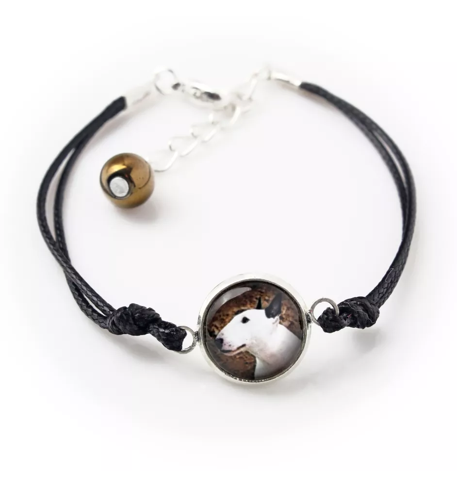 Bull Terrier - bracelet avec votre photo faite à la main, bijoux unique de la marque Art-Dog