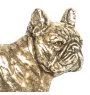 Bouledogue français - porte-clés avec chien, support en laiton pour accessoires pour chiens, élégante décoration pour le couloir de la marque Art-Dog
