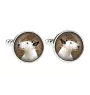 Bull Terrier, Bully - cufflinks in a box, handmade jewelry, product of the Art-Dog brand
