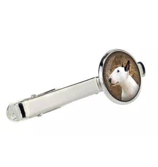 Bull Terrier - Boutons de manchette et cravate avec votre photo, accessoire de costume, bijoux pour hommes de la marque Art-Dog.
