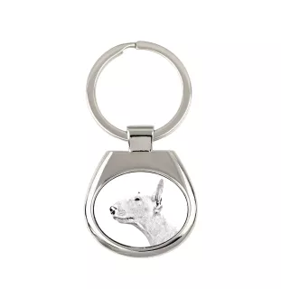 Bull Terrier, Bullterrier - Schlüsselanhänger mit Hund, Anhänger mit Aufdruck, personalisierter Anhänger der Marke Art-Dog