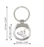 Bull Terrier - porte-clés avec chien, porte-clés imprimé, breloque personnalisée de la marque Art-Dog
