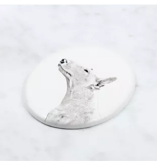 Bulterier płyta nagrobna ze zdjęciem psa Art-Dog