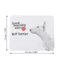 Bull Terrier, Bullterrier - Mauspad mit Druck, personalisiertes Mauspad mit Hund, einzigartiges Gadget für Büroangestellte von Art-Dog.