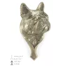 Französische Bulldogge - Türklopfer in Form eines Hundekopfes, Messing-Türklopfer, Retro-Dekoration an der Tür der Marke Art-Dog
