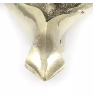 Französische Bulldogge - Türklopfer in Form eines Hundekopfes, Messing-Türklopfer, Retro-Dekoration an der Tür der Marke Art-Dog