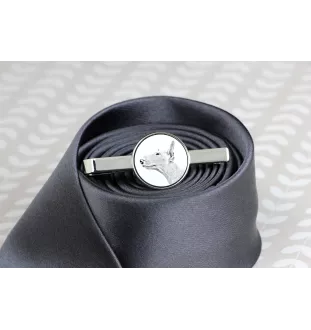Bull Terrier, Bully - tie clip with a dog, personalized tie clip, a unique gift for a man from the Art-Dog brand