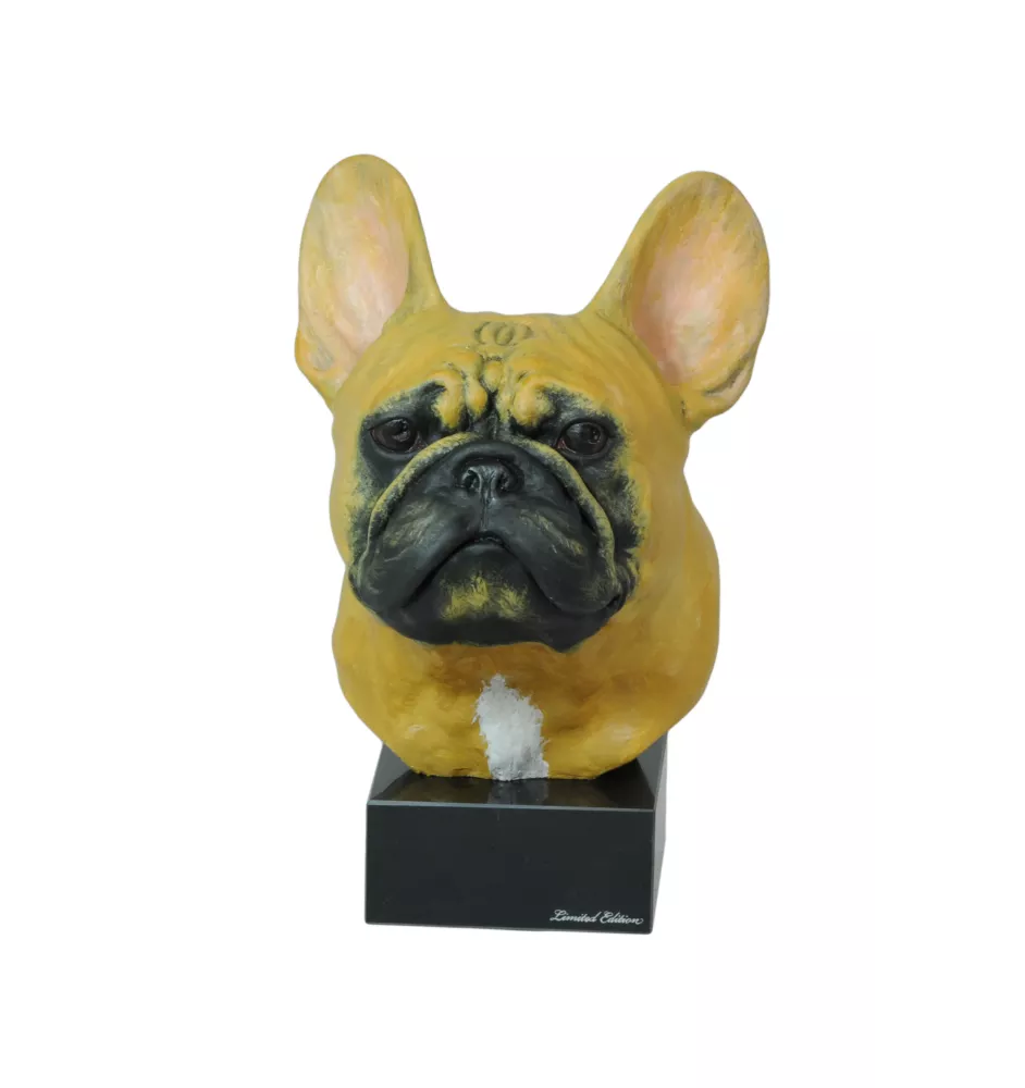 Bouledogue français - figurine peinte, statue, sculpture, réalisée par l'artiste, marque Art-Dog