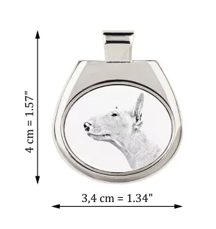 Bull Terrier - collier avec chien, pendentif personnalisé avec photo, collier unique pour femmes et hommes de la marque Art-Dog