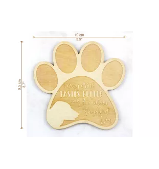 Anatolischer Hirtenhund - Tasse Untersetzer, graviert Untersetzer mit Hund, Geschenk für Hundeliebhaber von Art-Dog Marke