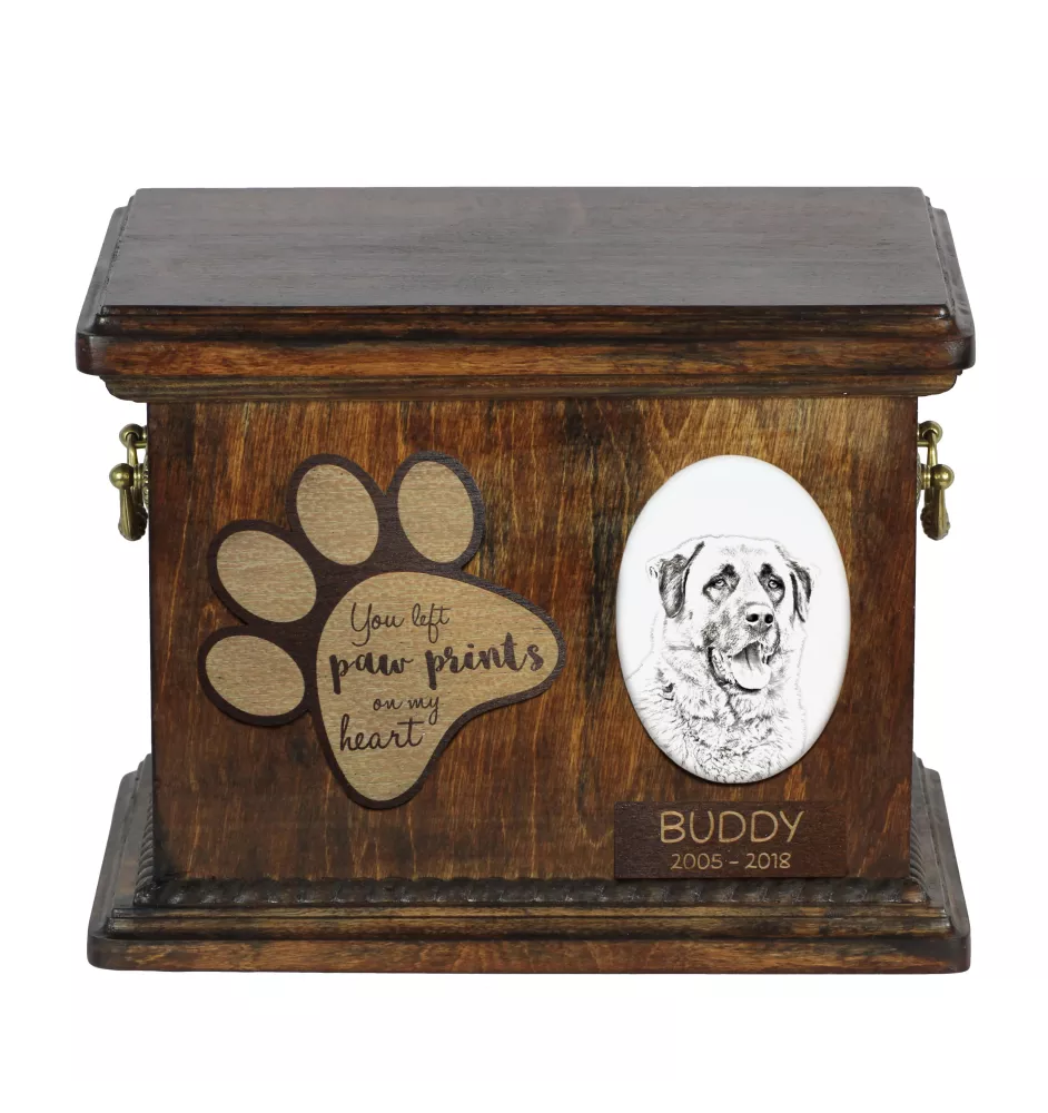 Anatolian urna z płytką ceramiczną Art-Dog